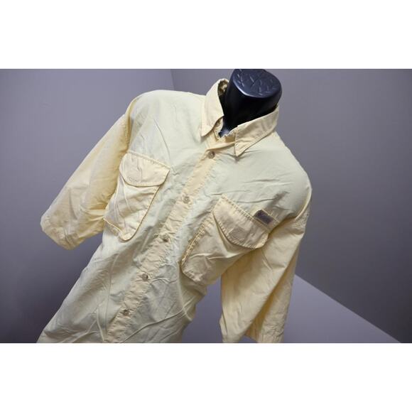 VTG Columbia PFG Vented Fishing Shirt Nylon UPF 30+ Camp Shirt Mens Large - Picture 4 of 16
